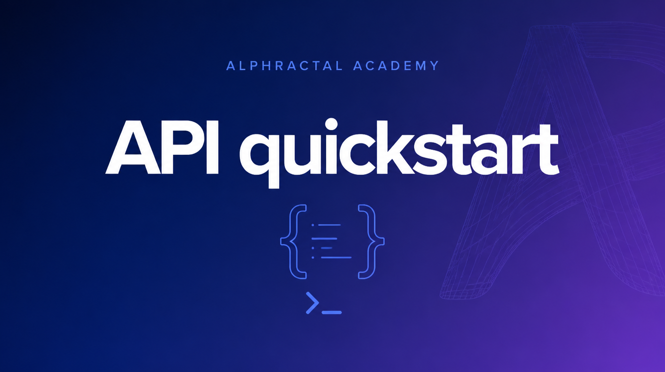 API quickstart