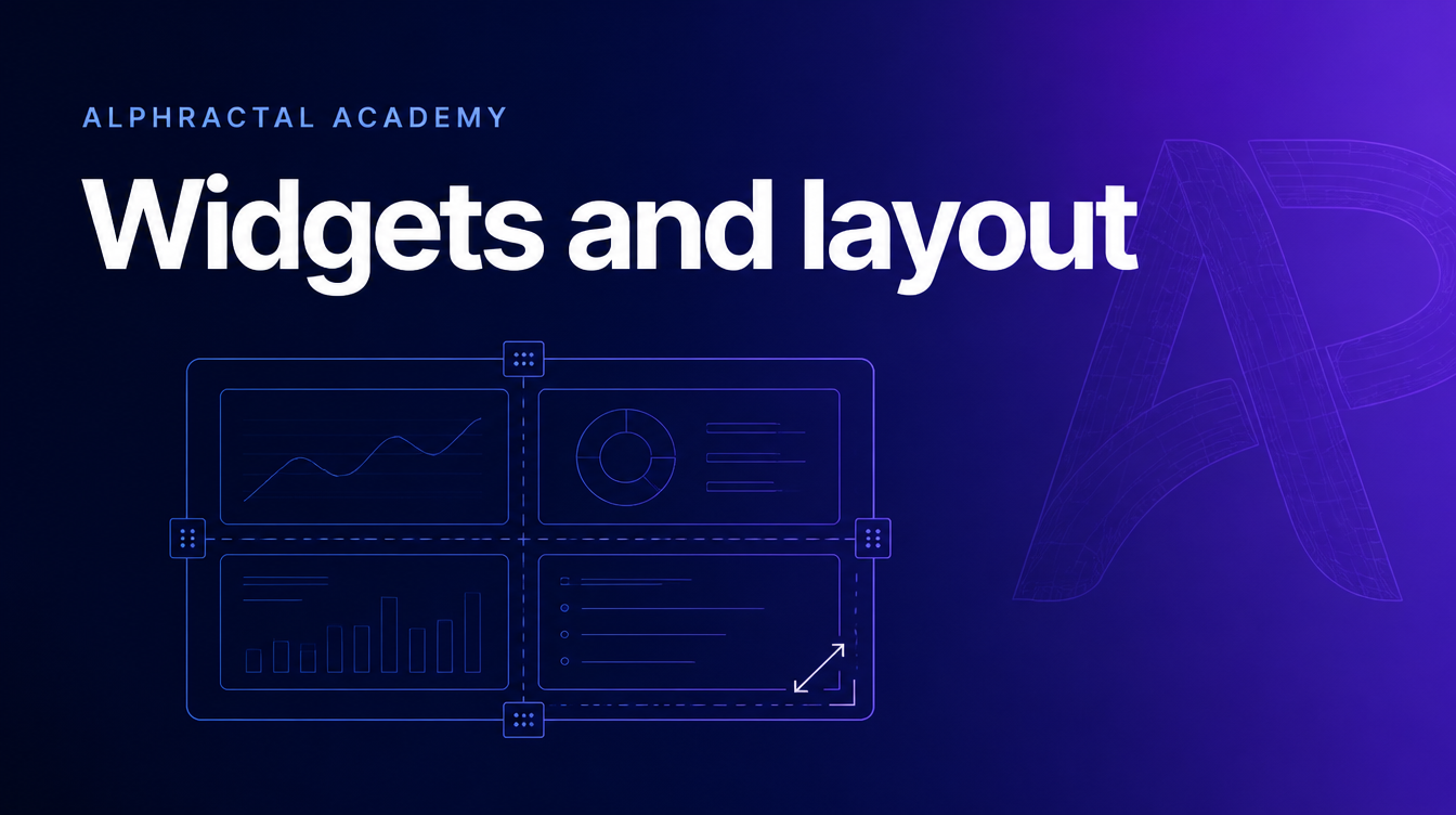 Widgets & layout