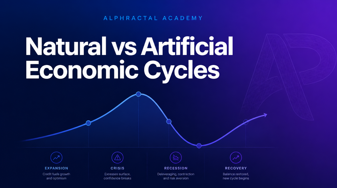 Natural vs Artificial Economic Cycles