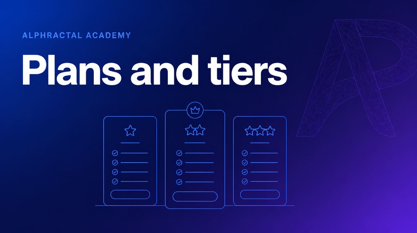 Plans & tiers