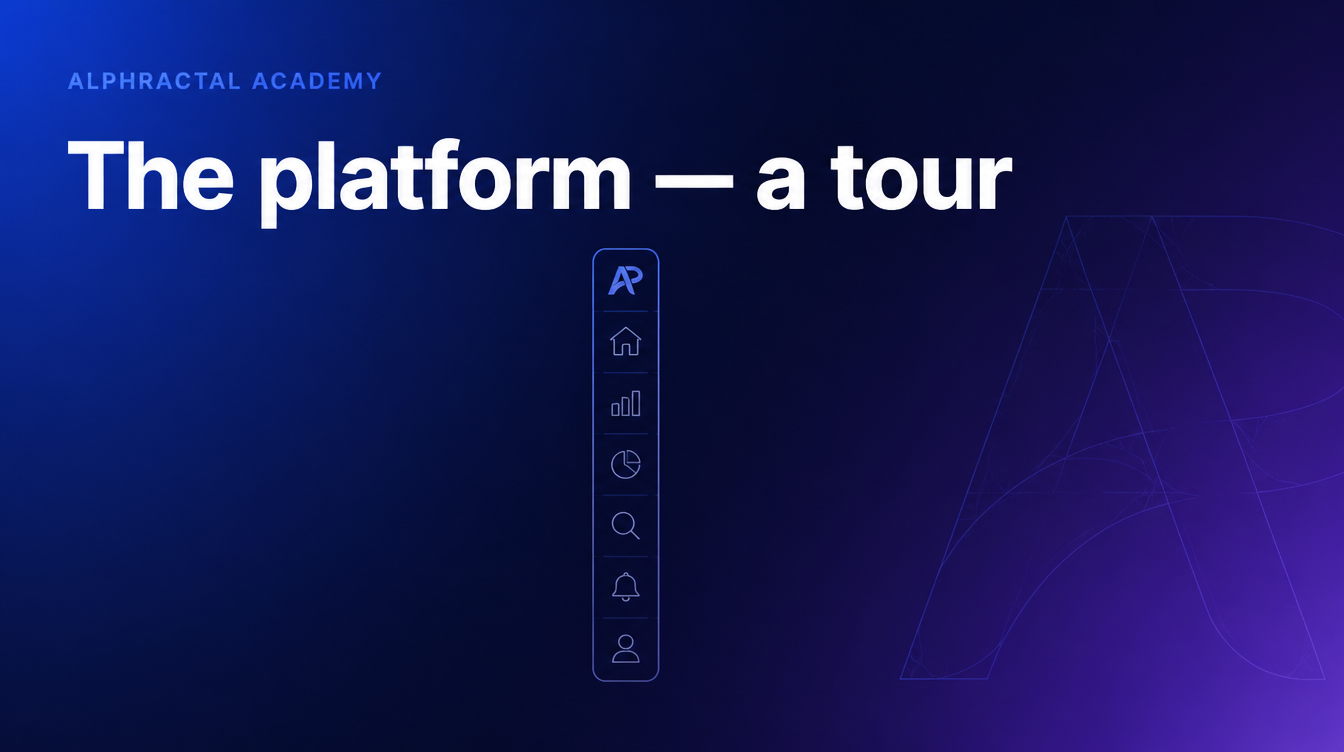 The platform — a tour