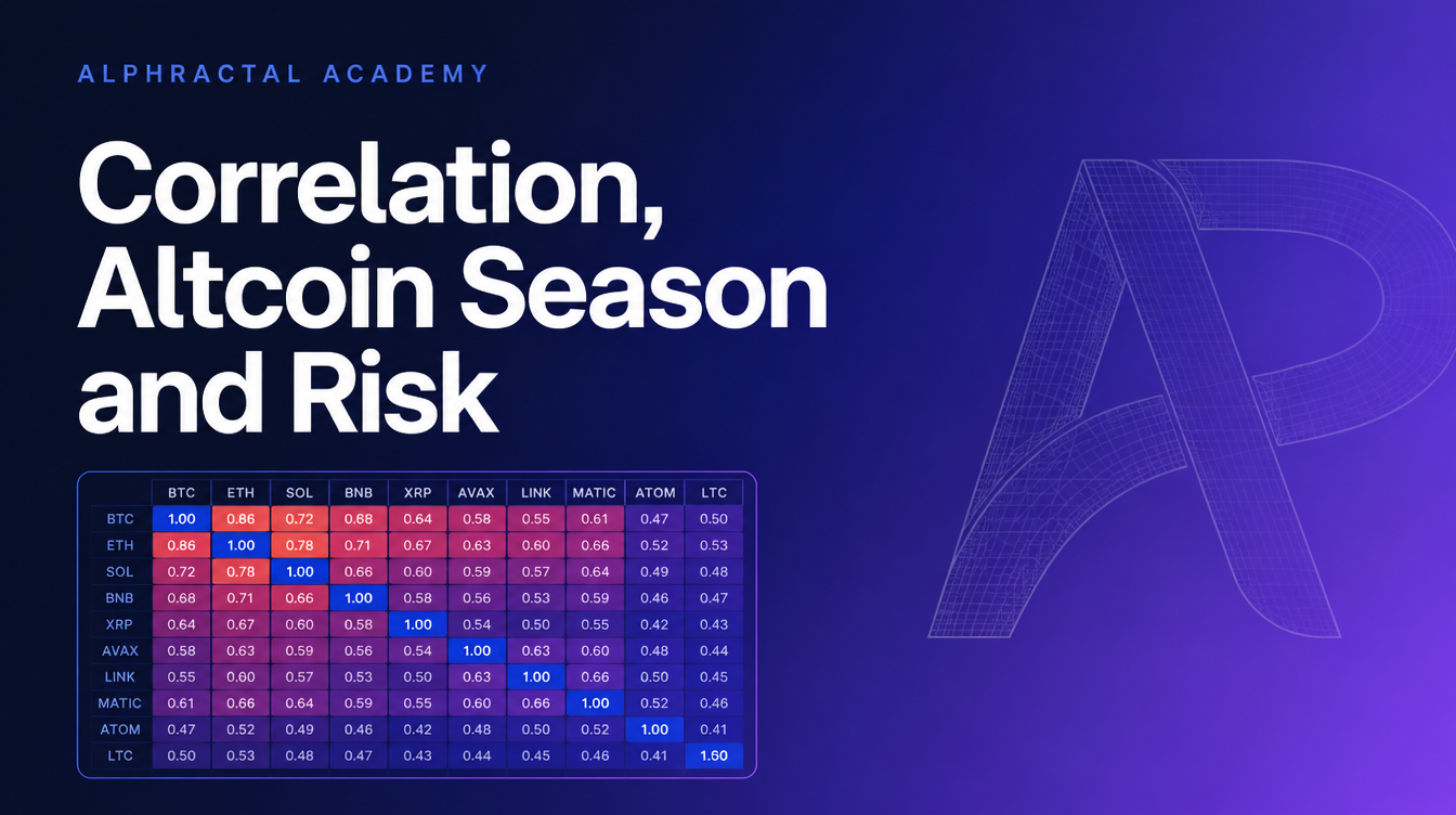 Correlation, Altcoin Season & Risk Analysis